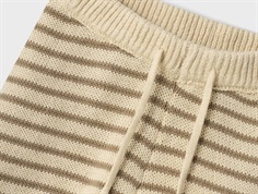 Lil Atelier wood ash stribede strikbukser